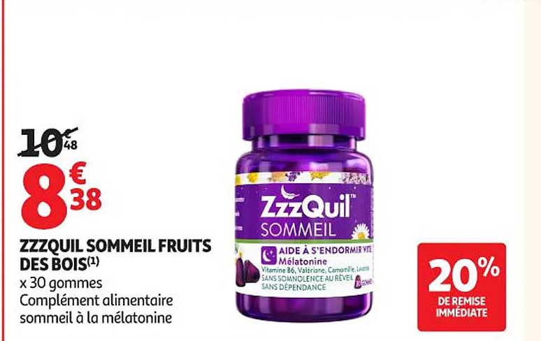 ZzzQuil Sommeil Fruits des Bois