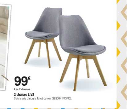 2 chaises livs