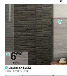 listel brick smoke