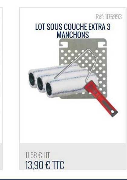 lot sous couche extra 3 manchons