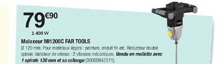 Malaxeur Mi1200c Far Tools