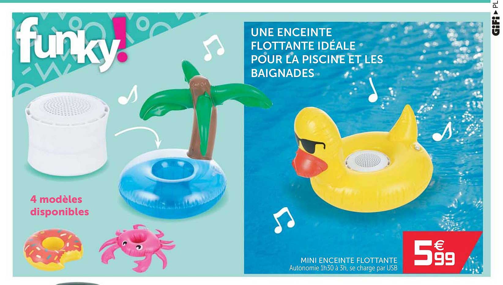 mini enceinte flottante