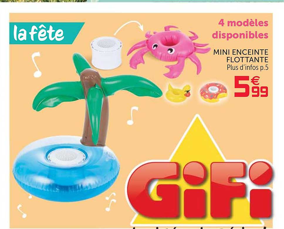 mini enceinte flottante