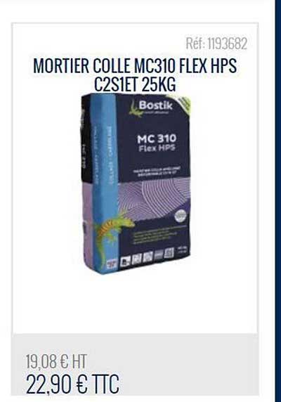 mortier colle mc310 flex hps c2s1et 25kg