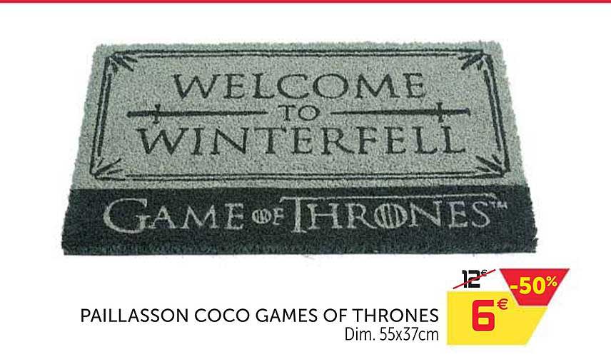 paillasson coco games of thrones