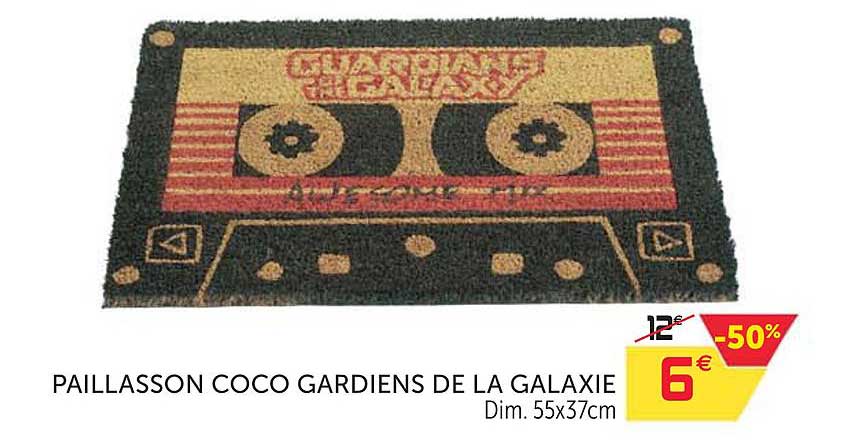 paillasson coco gardiens de la galaxie