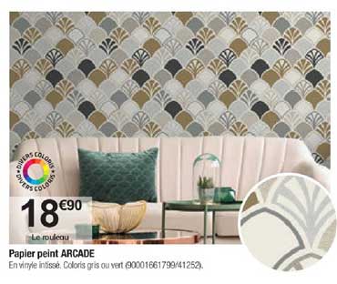 papier peint arcade