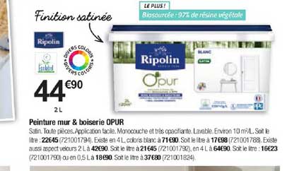 peinture mur & boiserie opur