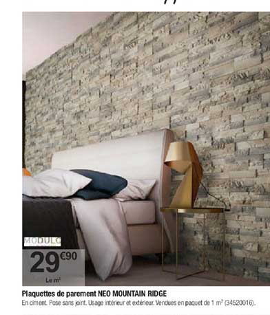 plaquettes de parement neo mountain ridge