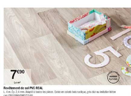 revêtement de sol pvc real
