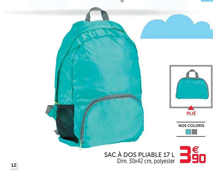 sac à dos pliables 17l