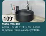 Vasque Ronde Dot