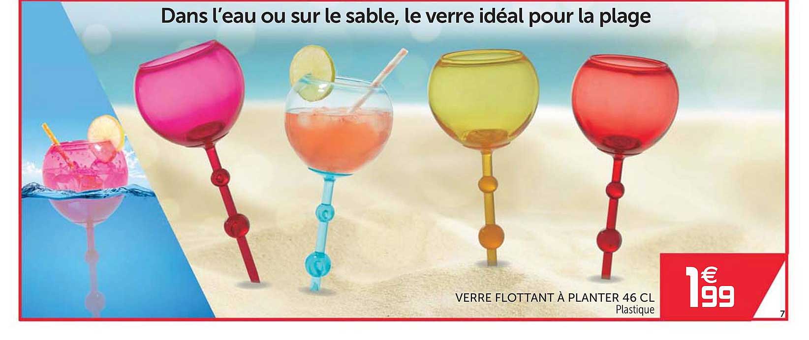 verre flottant à planter 46 cl