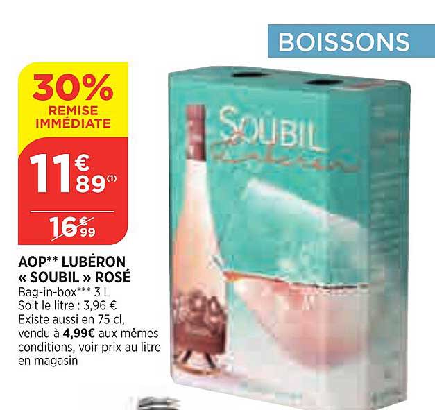 Aop Lubéron «soubil» Rosé