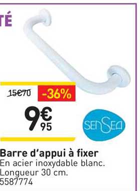 barre d'appui à fixer sensea