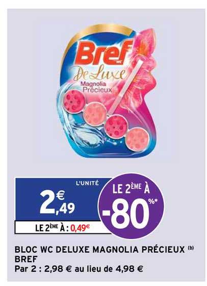 Bloc Wc Deluxe Magnolia Précieux Bref