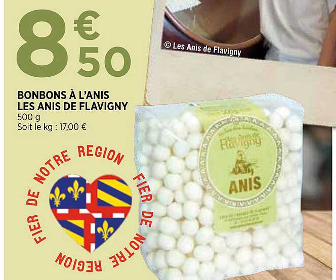 bonbons à l'anis les anis de flavigny