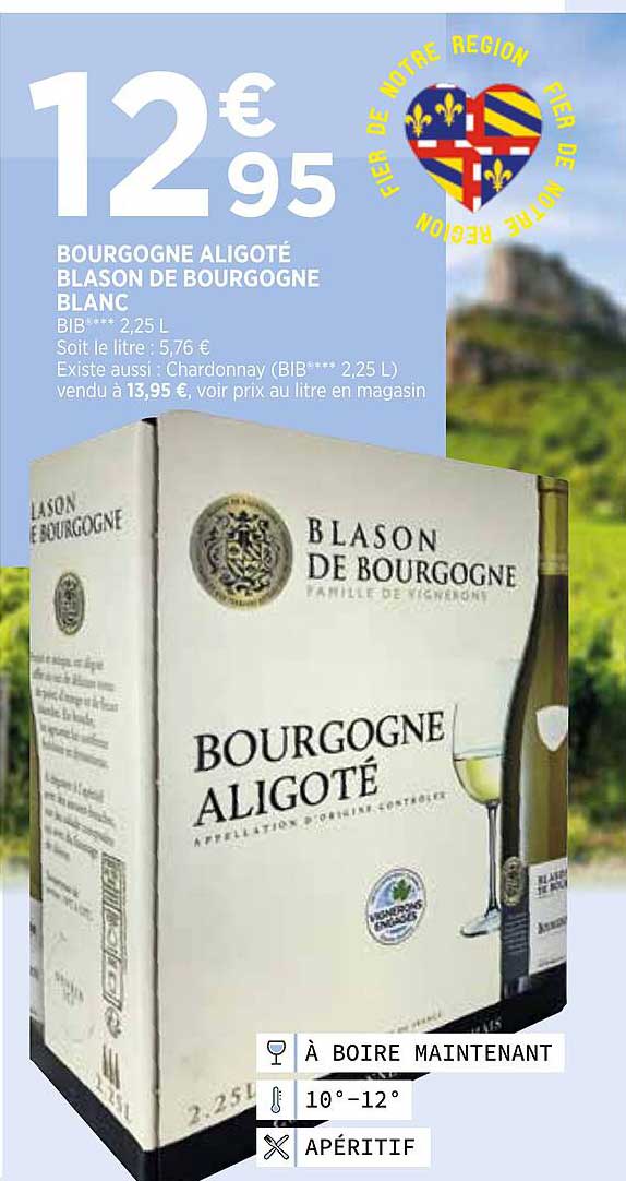 bourgogne aligoté blason de bourgogne blanc