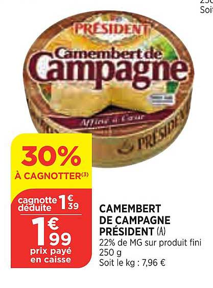 Camembert De Campagne Président