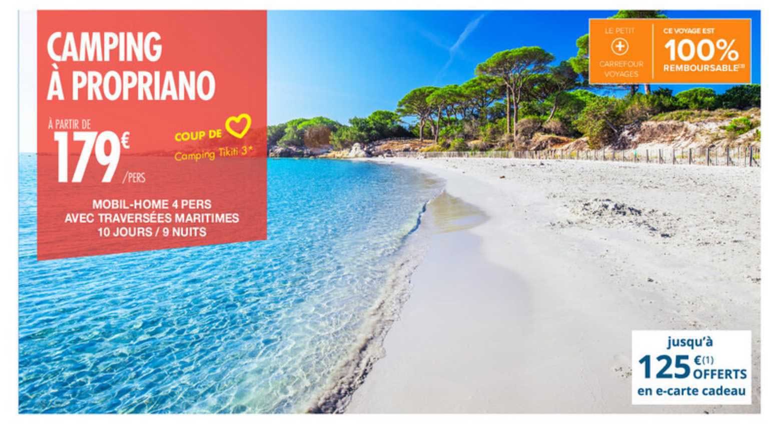 Camping à Propriano : Mobil-home 4 Pers Avec Traversées Maritimes 10 Jours - 9 Nuits