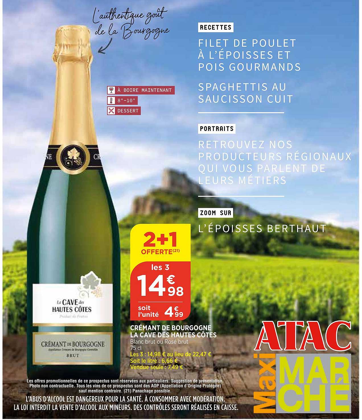 Crémant De Bourgogne La Cave Des Hautes Côtes