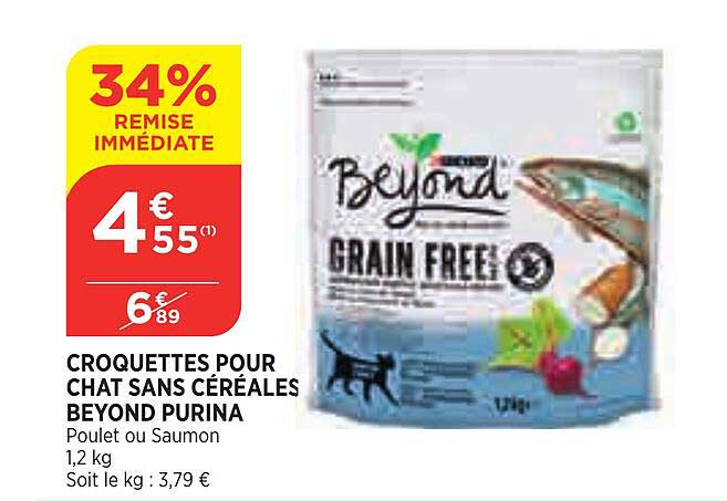 Croquettes Pour Chat Sans Céréales Beyond Purina