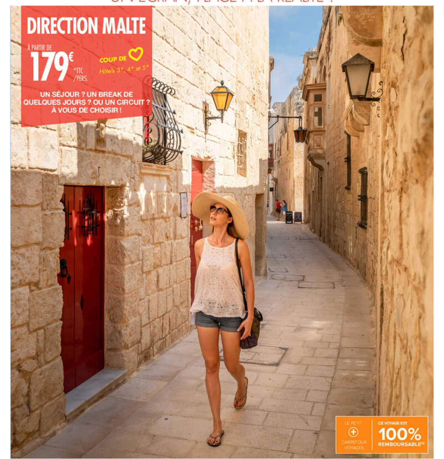 direction malte : une séjour 7 un break de quelques jours? ou un circuit ?