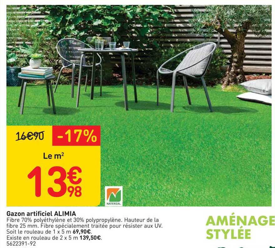 gazon artificiel alimia
