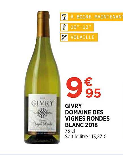givry domaine des vignes rondes blanc 2018