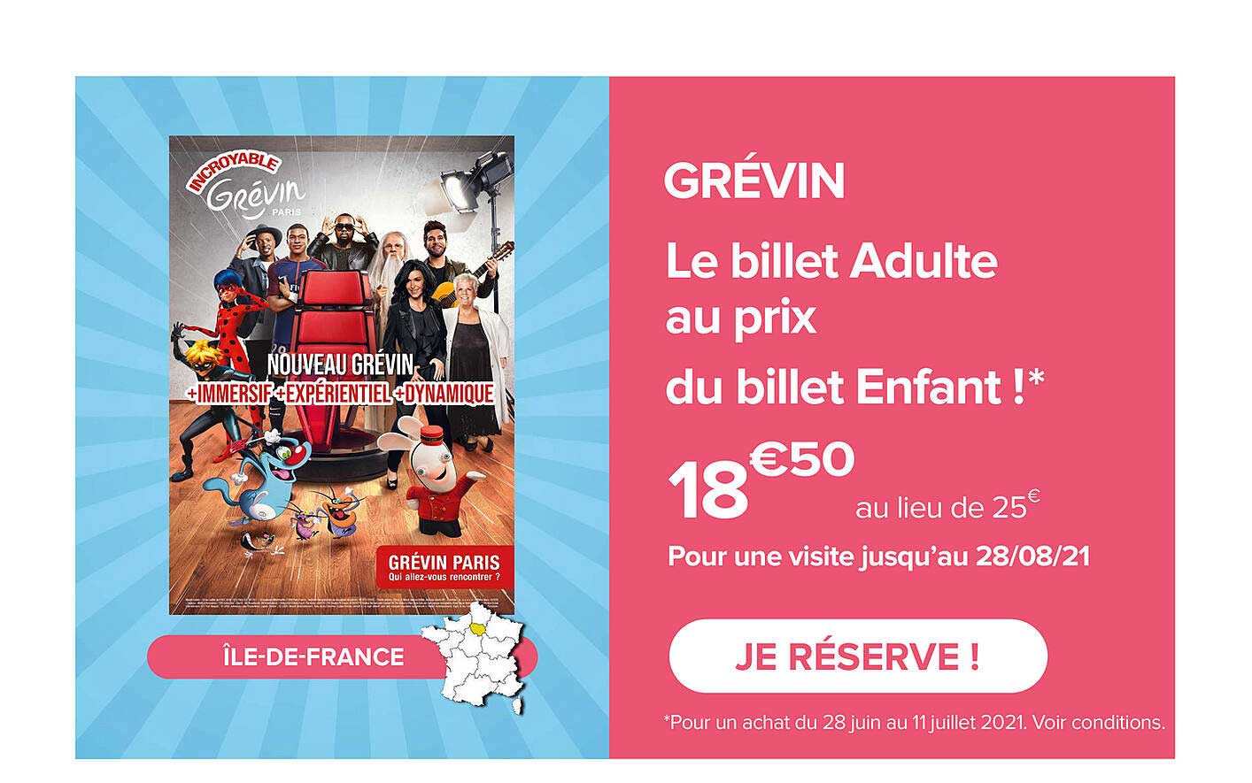 grévin - le billet adulte au prix du billet enfant !