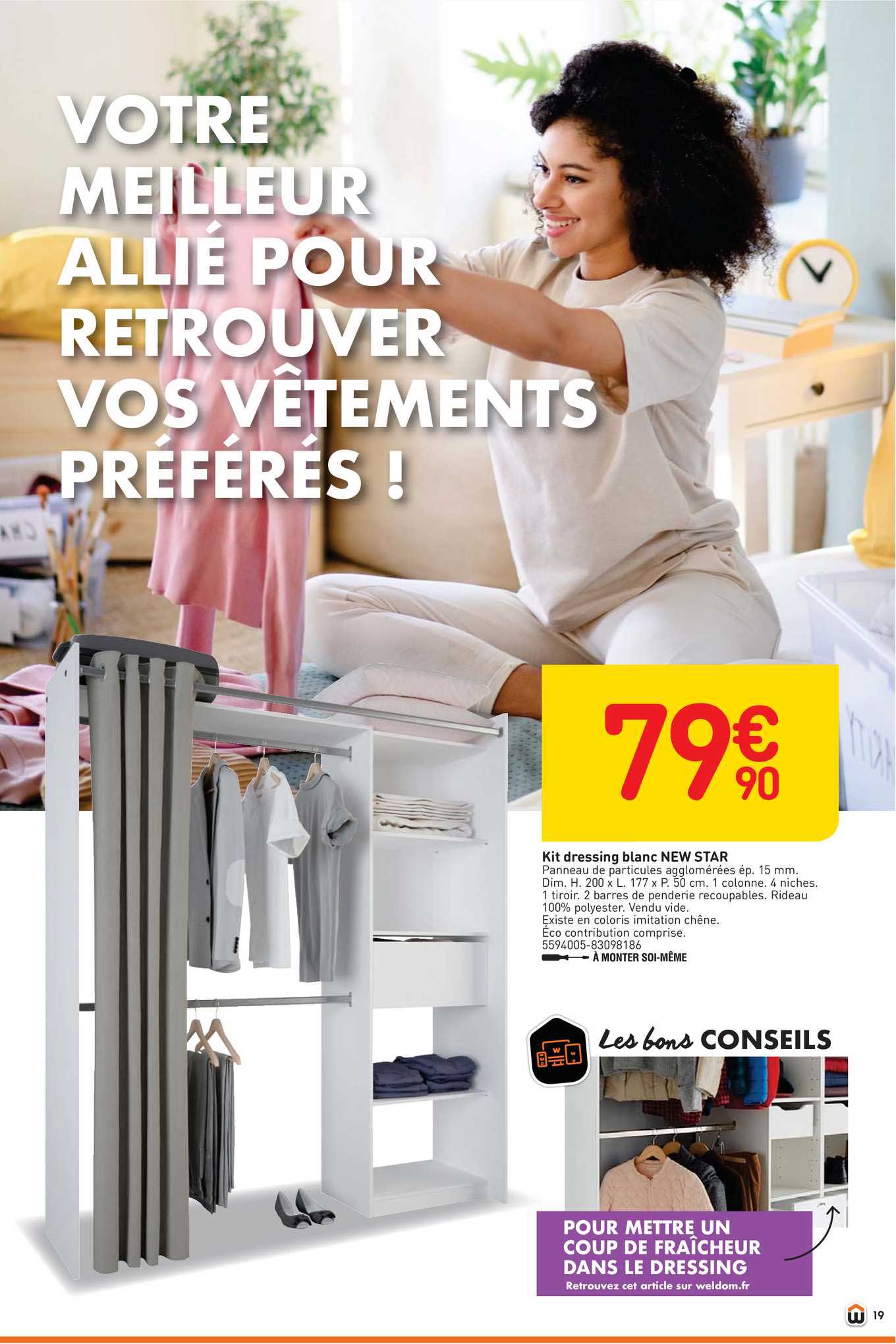 kit dressing blanc new star