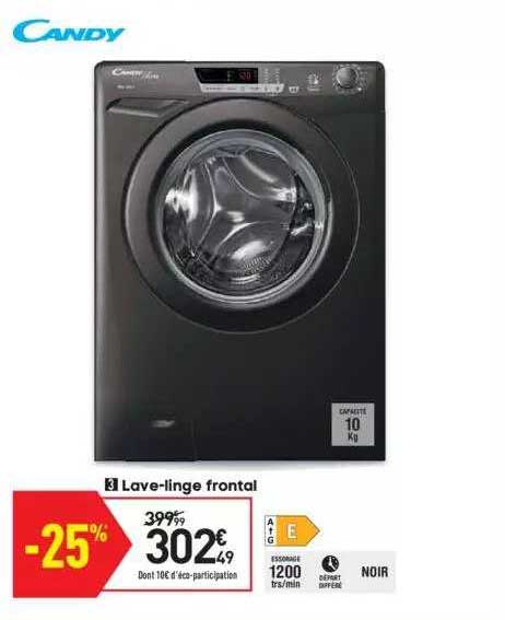 lave-linge frontal candy