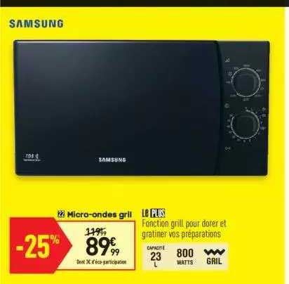 micro-ondes gril samsung