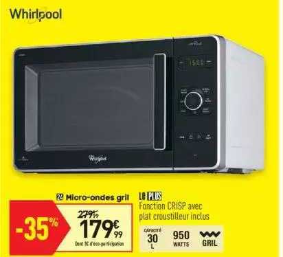 micro-ondes grill whirlpool