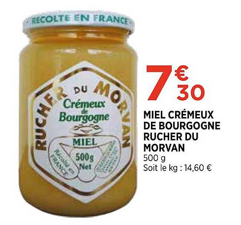 Miel Crémeux De Bourgogne Rucher Du Morvan