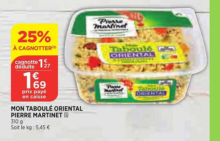 mon taboulé oriental pierre martinet