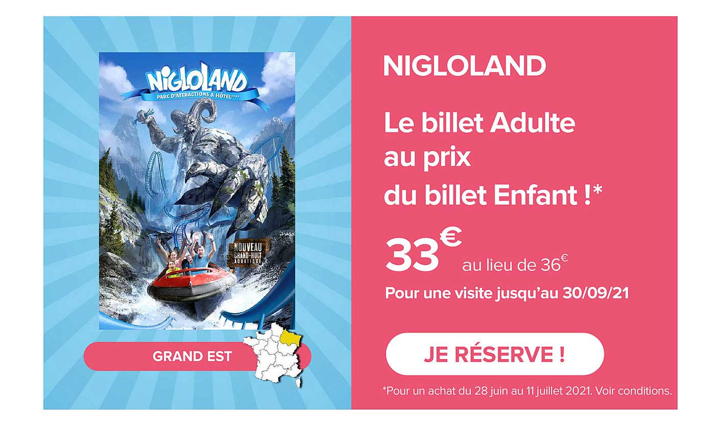 nigloland - le billet adulte au prix du billet enfant !