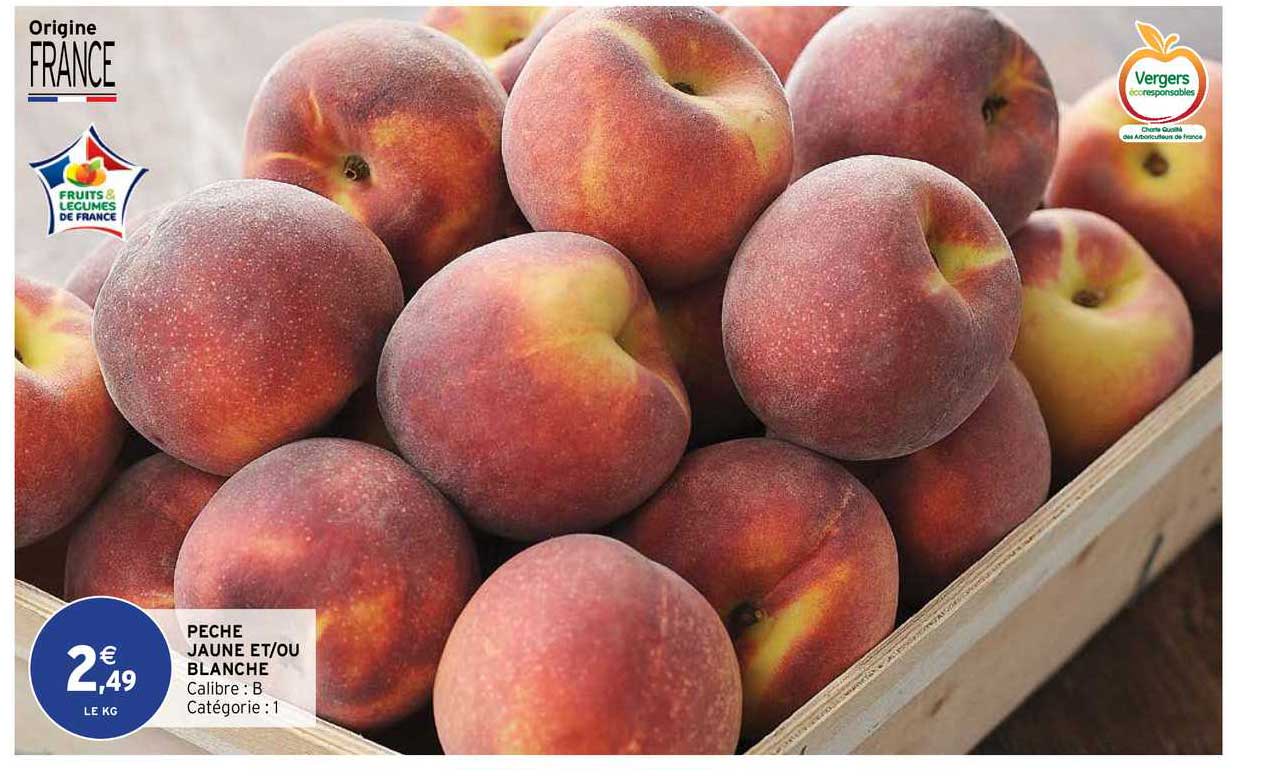 pêche jaune et-ou blanche