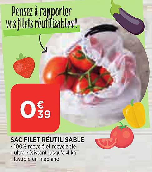 Sac Filet Réutilisable