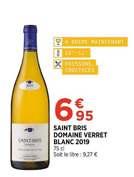 saint brie domaine verret blanc 2019