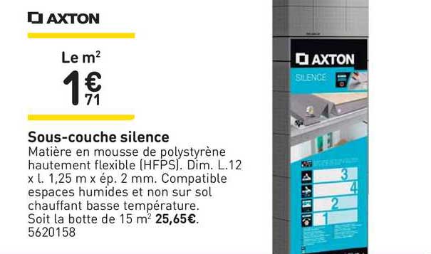 sous-couche silence axton