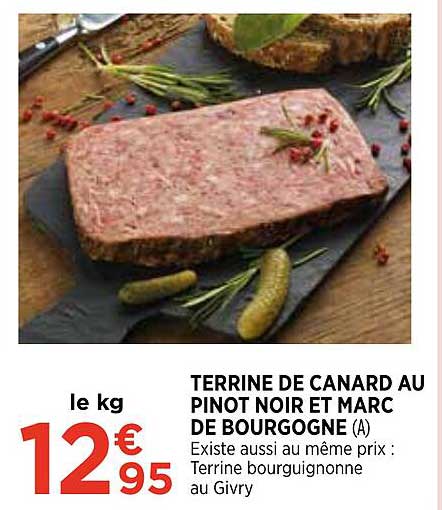 terrine de canard au pinot noir et marc de bourgogne