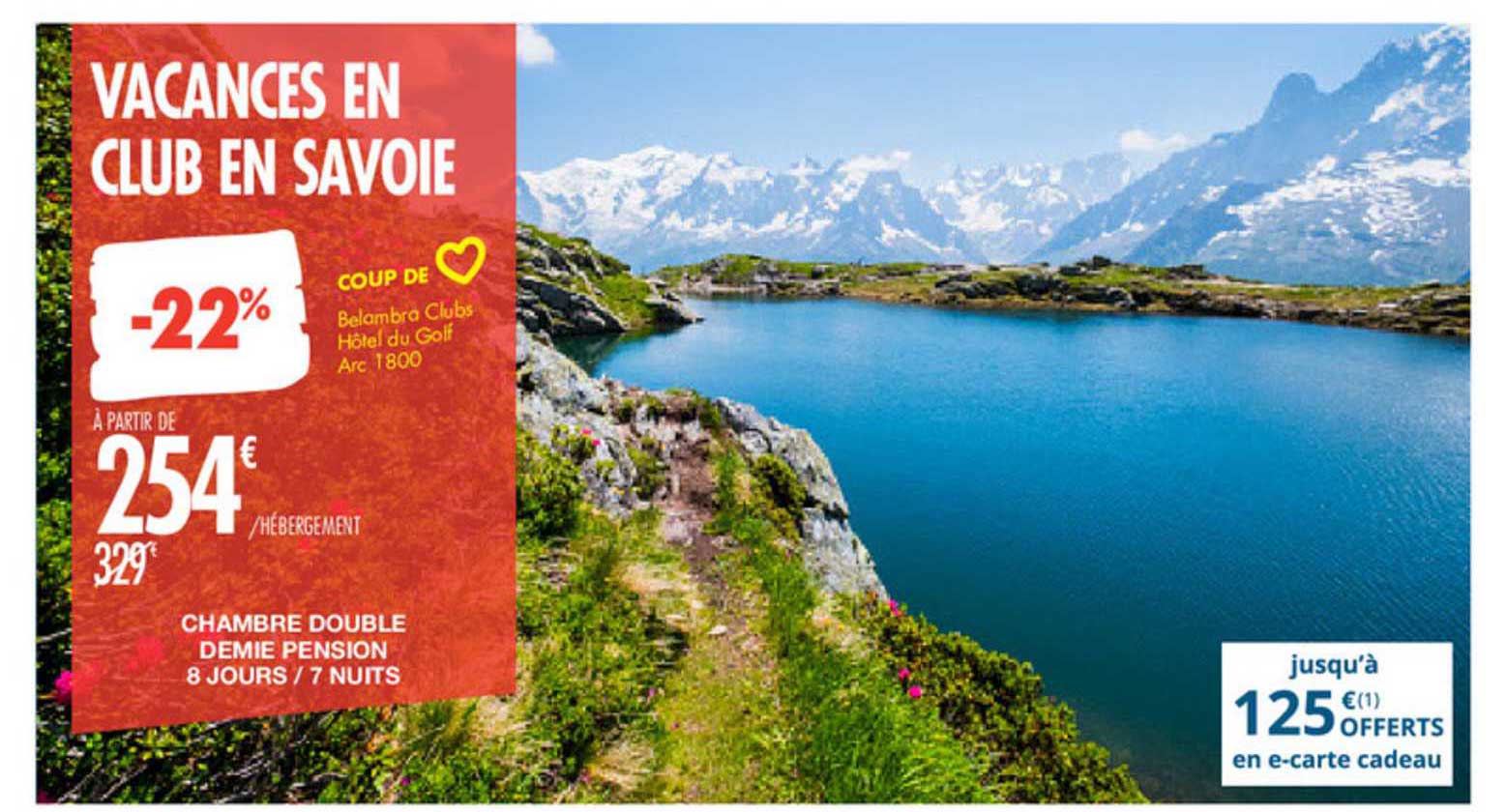 Vacances En Club En Savoie : Chambre Double Demie Pension 8 Jours - 7 Nuits