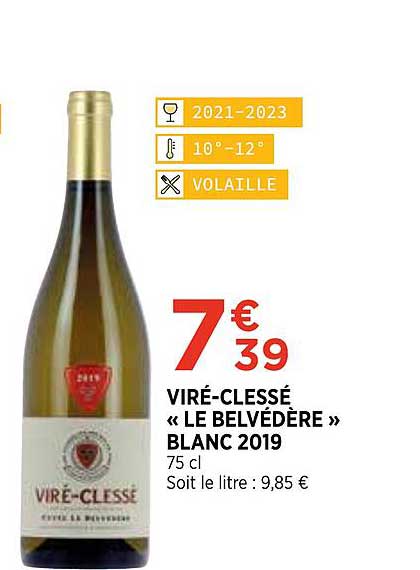 viré-clessé «le belvédère» blanc 2019