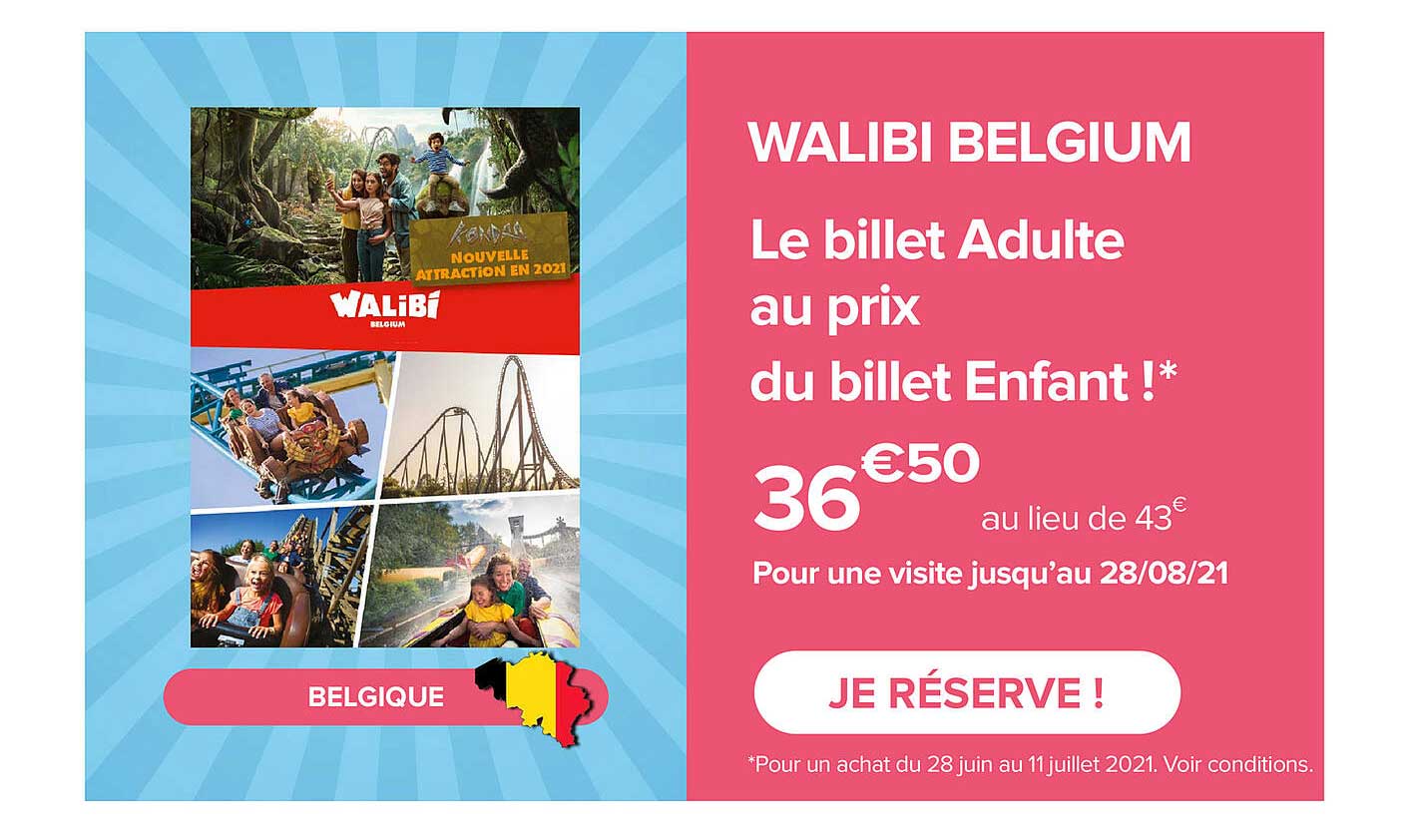 walibi belgium - le billet adulte au prix du billet enfant !