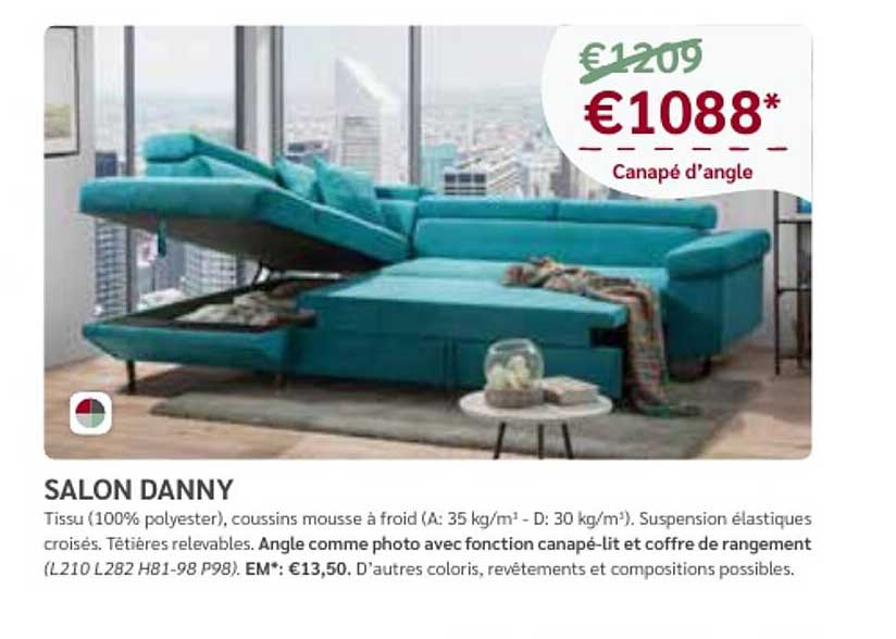 Canapé D'angle Danny