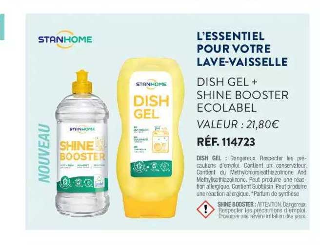 dish gel + shine booster ecolabel
