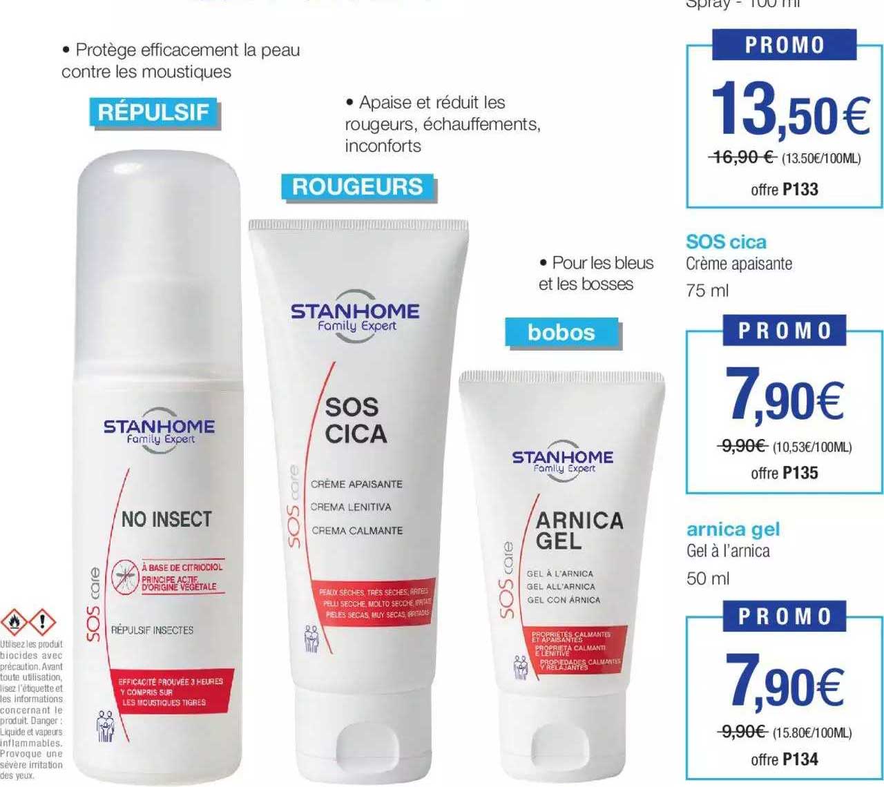 sos cica, arnica gel