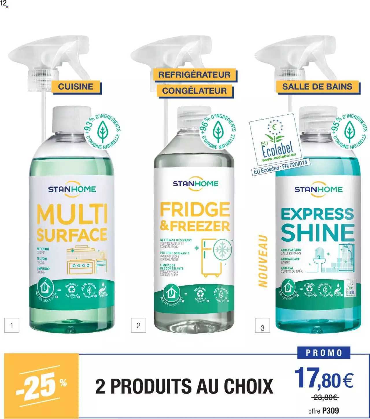 multi-surface, fridge & freezer, express shine