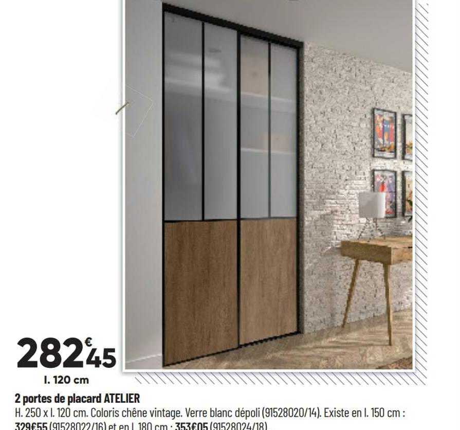 2 Portes De Placard Atelier